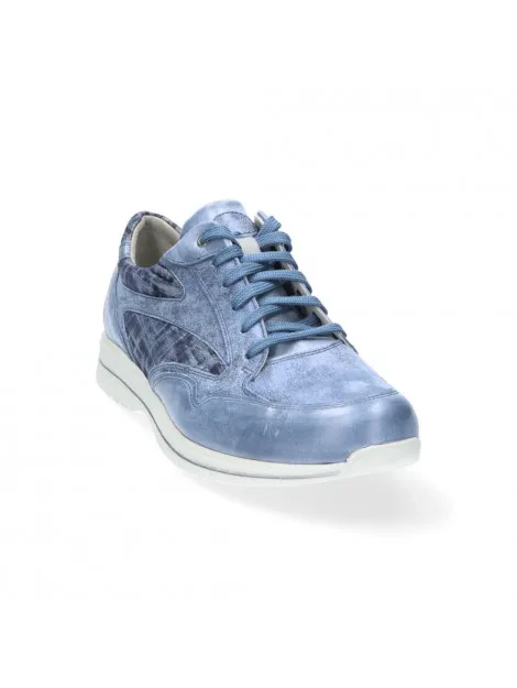 Durea 6148 Veterschoenen Blauw