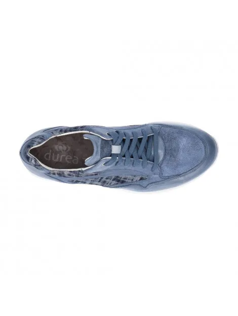 Durea 6148 Veterschoenen Blauw