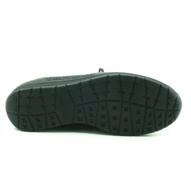 Durea 6164 Veterschoenen Zwart