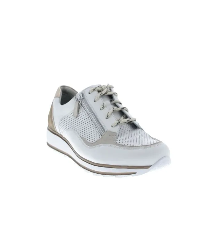 Durea 6262.688.9497 wit Sneakers / veterschoenen