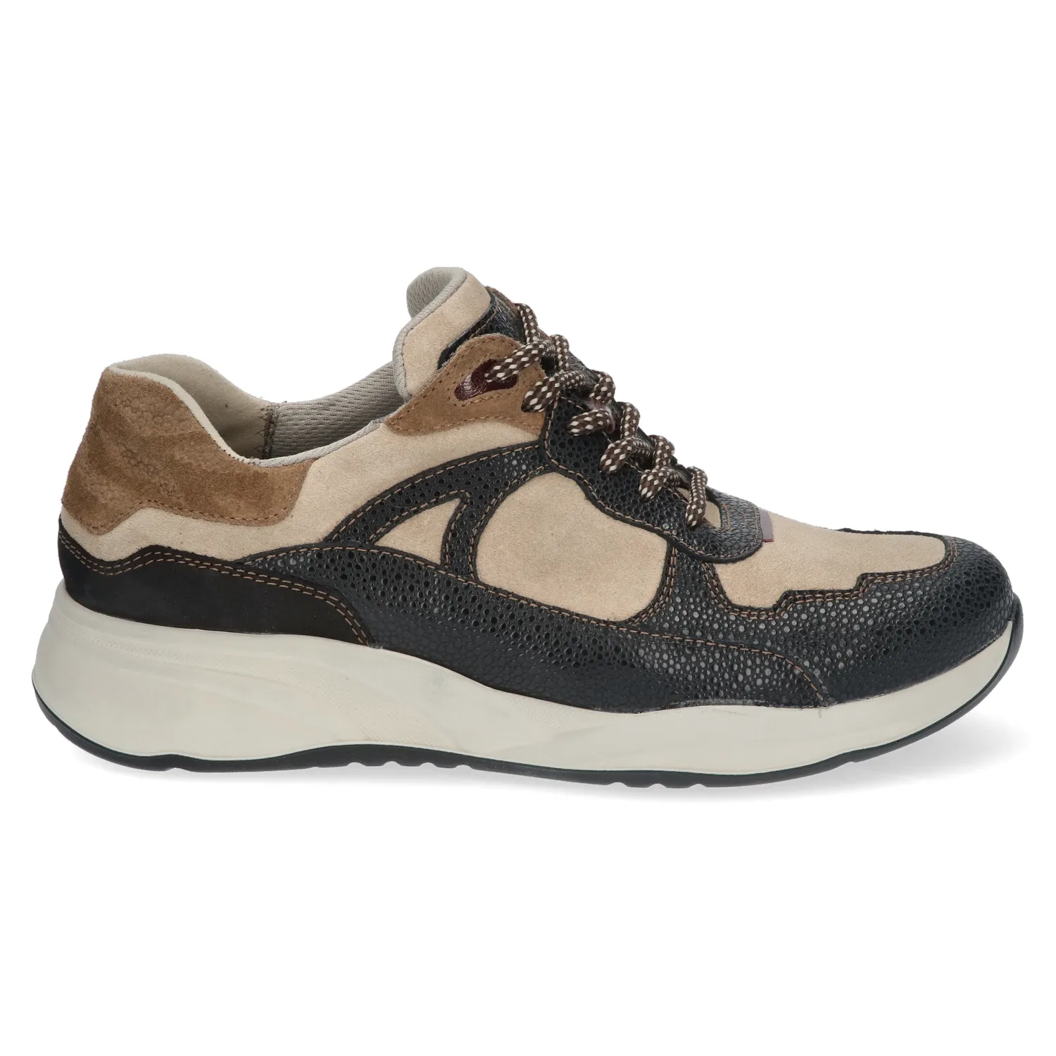 Durea 6283 Sneaker Zwart Combi M