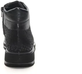 Durea 9684 685H Zwart H Wijdte Veter boots
