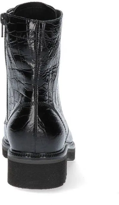 Durea 9727 805H Zwart H Wijdte Veter boots