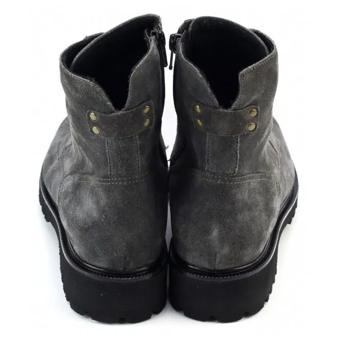 Durea 9769 184 Veterboots Grijs