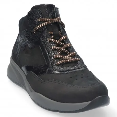 Durea dames hoge veterschoen 9778 608