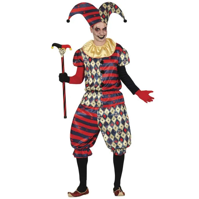 Harlekijn Kostuum Ruiten & Strepen Heren