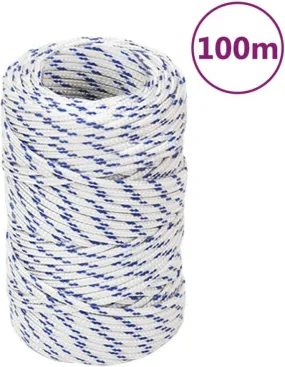 VidaXL Boot Touw 2 Mm 100 M Polypropyleen Wit